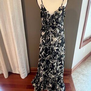 NWT Express Kimonos Sheer Long Line Brown & Tan Top or Cover Up  Size M/L